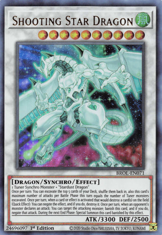Shooting Star Dragon [BROL-EN071] Ultra Rare Yu-Gi-Oh!