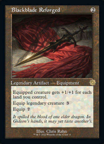 Blackblade Reforged (Retro) [The Brothers' War Retro Artifacts] Magic: The Gathering