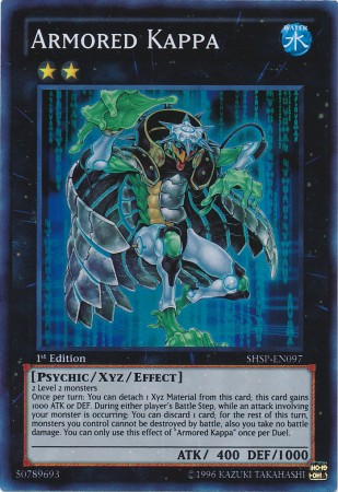 Armored Kappa [SHSP-EN097] Super Rare Yu-Gi-Oh!