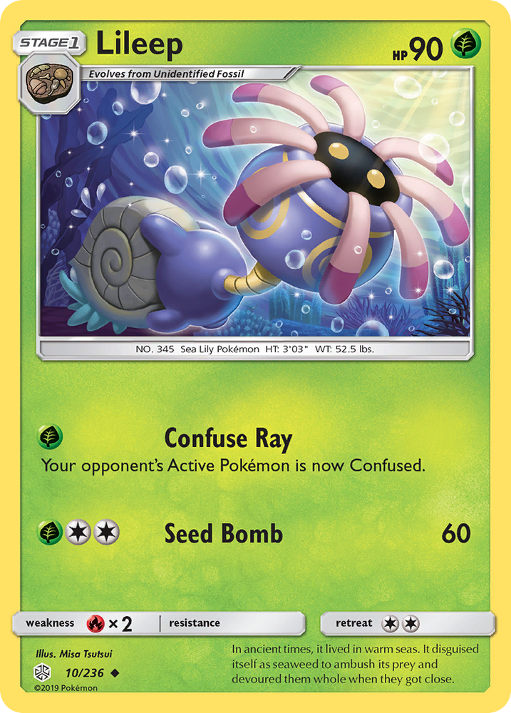Lileep (10/236) [Sun & Moon: Cosmic Eclipse] Pokémon
