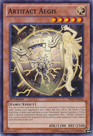 Artifact Aegis [PRIO-EN014] Common Yu-Gi-Oh!