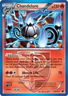Chandelure (16/116) (Theme Deck Exclusive) [Black & White: Plasma Freeze] Pokémon