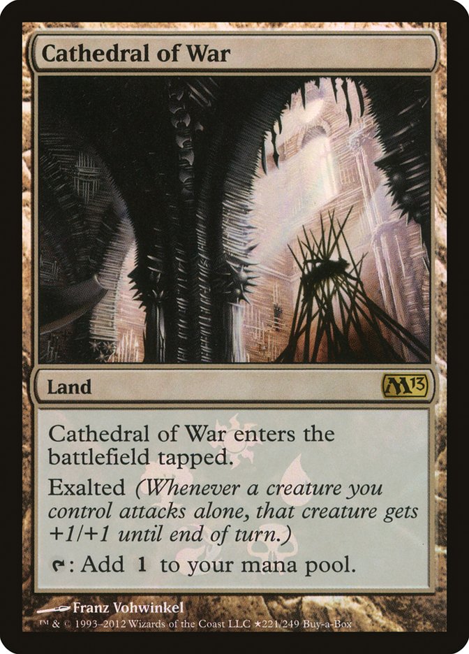 Cathedral of War (Buy-A-Box) [Magic 2013 Promos] Magic: The Gathering