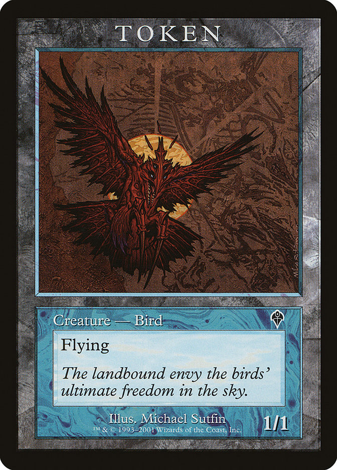 Bird Token [Magic Player Rewards 2001] Magic: The Gathering