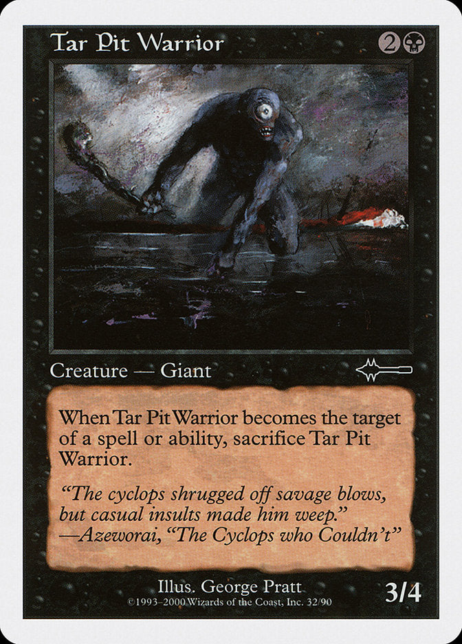 Tar Pit Warrior [Beatdown] Magic: The Gathering