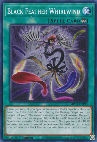 Black Feather Whirlwind [MP23-EN195] Common Yu-Gi-Oh!