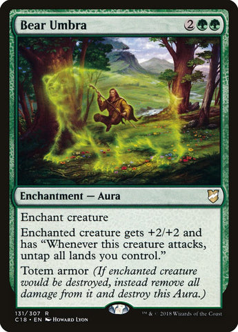 Bear Umbra [Commander 2018] Magic: The Gathering