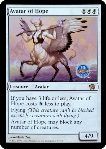 Avatar of Hope (Oversized) (Grand Prix Bangkok 2003) [Eighth Edition] Magic: The Gathering