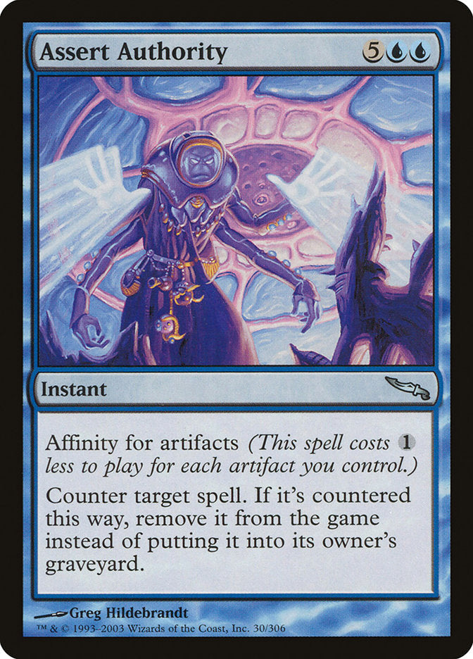 Assert Authority [Mirrodin] Magic: The Gathering