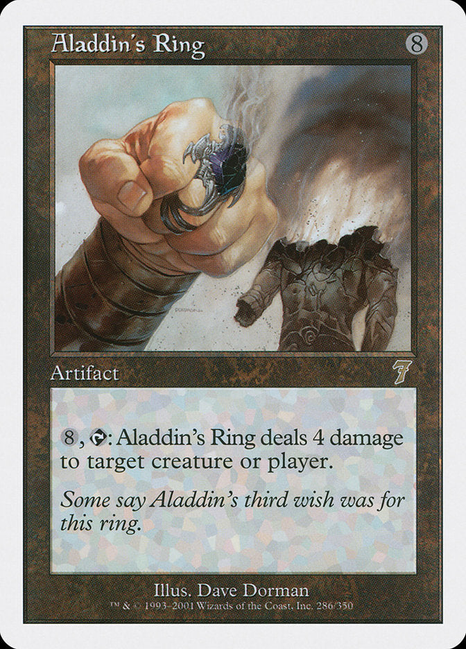 Aladdin's Ring [Seventh Edition] Magic: The Gathering