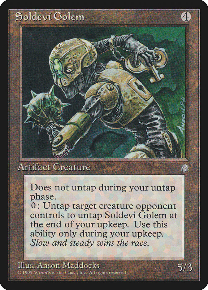 Soldevi Golem [Ice Age] Magic: The Gathering