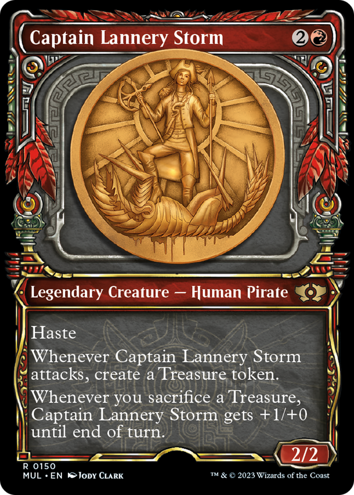 Captain Lannery Storm (Halo Foil) [Multiverse Legends] Magic: The Gathering