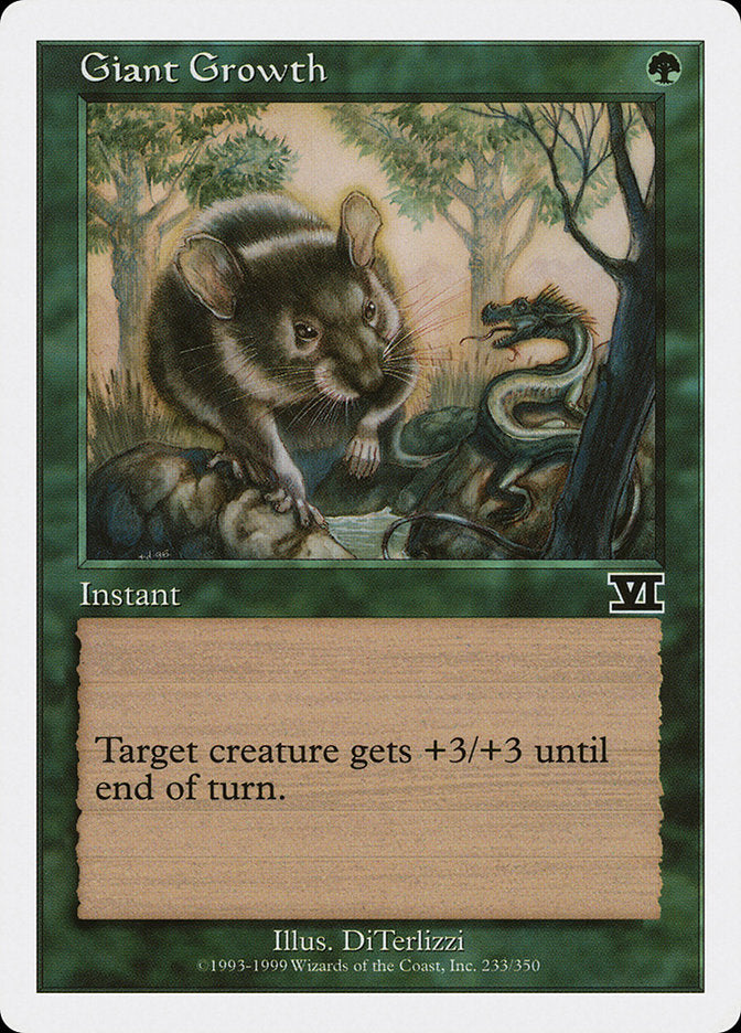 Giant Growth [Classic Sixth Edition] Magic: The Gathering