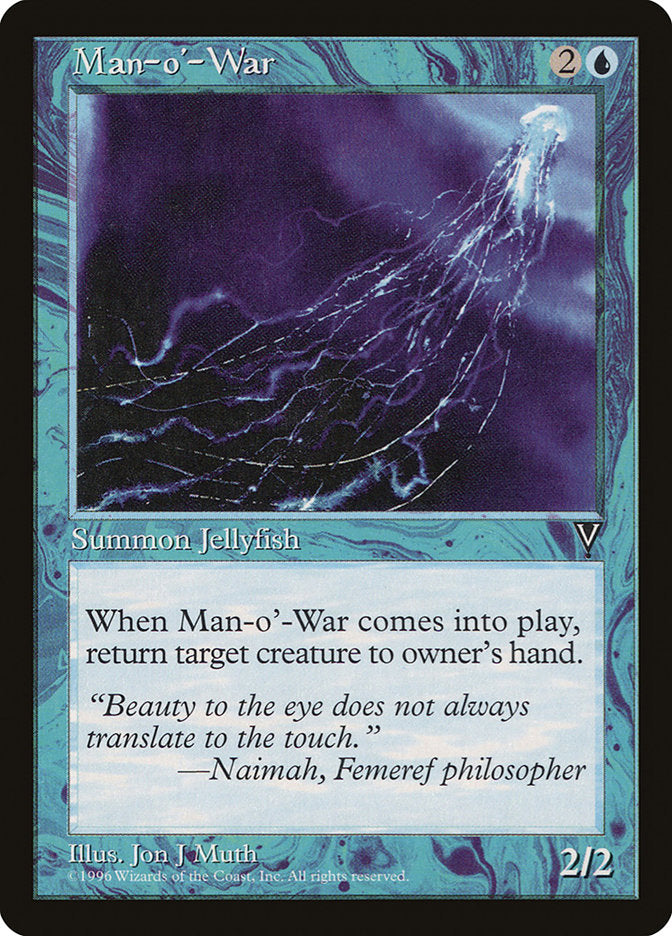 Man-o'-War [Visions] Magic: The Gathering