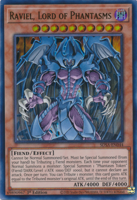 Raviel, Lord of Phantasms [SDSA-EN044] Ultra Rare Yu-Gi-Oh!