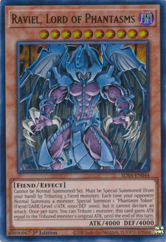 Raviel, Lord of Phantasms [SDSA-EN044] Ultra Rare Yu-Gi-Oh!