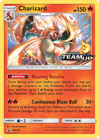 Charizard (SM158) [Sun & Moon: Black Star Promos] Pokémon