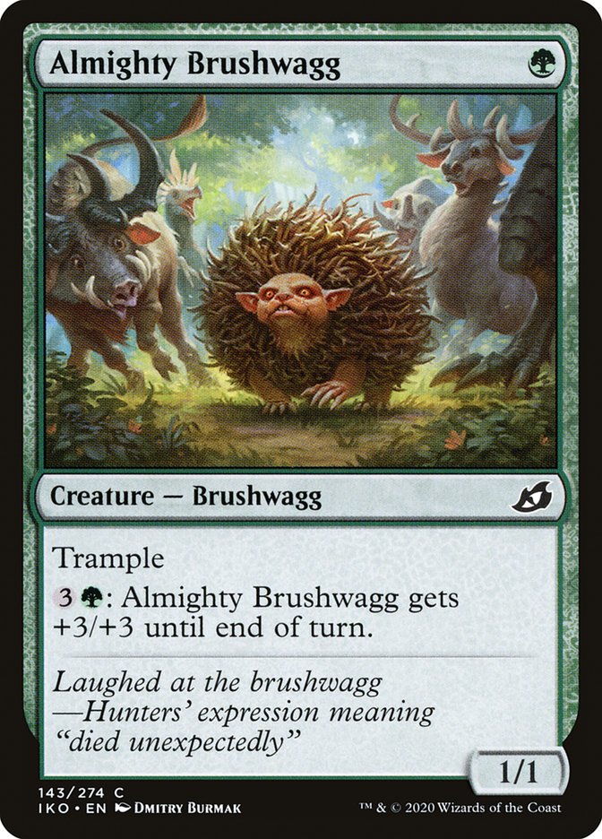 Almighty Brushwagg [Ikoria: Lair of Behemoths] Magic: The Gathering