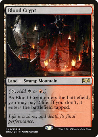 Blood Crypt [Ravnica Allegiance] Magic: The Gathering
