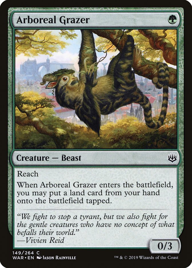 Arboreal Grazer [War of the Spark] Magic: The Gathering
