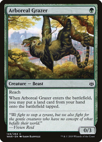 Arboreal Grazer [War of the Spark] Magic: The Gathering