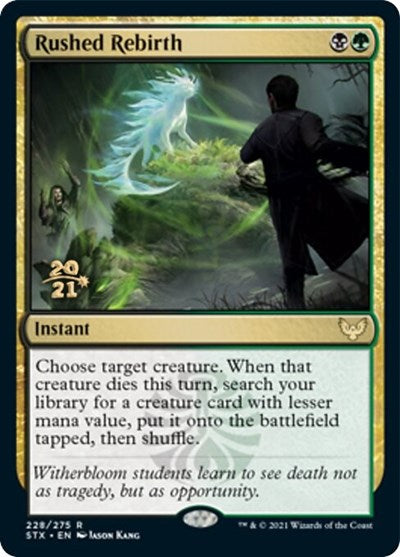 Rushed Rebirth [Strixhaven: School of Mages Prerelease Promos] Magic: The Gathering