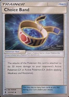 Choice Band (121/145) (Dragones y Sombras - Pedro Eugenio Torres) [World Championships 2018] Pokémon