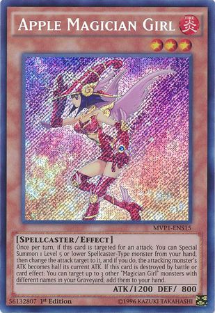 Apple Magician Girl [MVP1-ENS15] Secret Rare Yu-Gi-Oh!