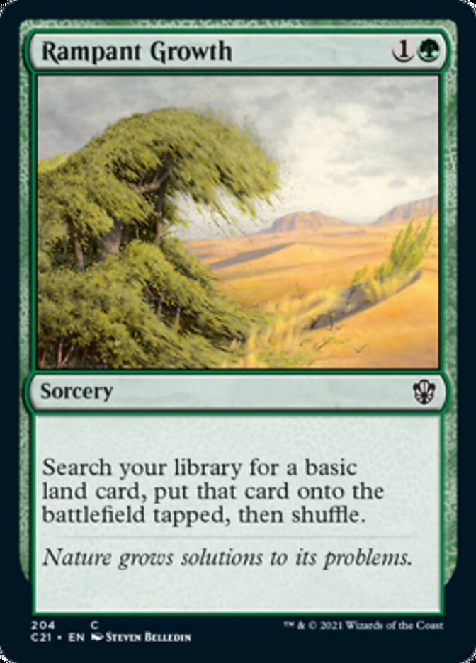 Rampant Growth [Commander 2021] Magic: The Gathering