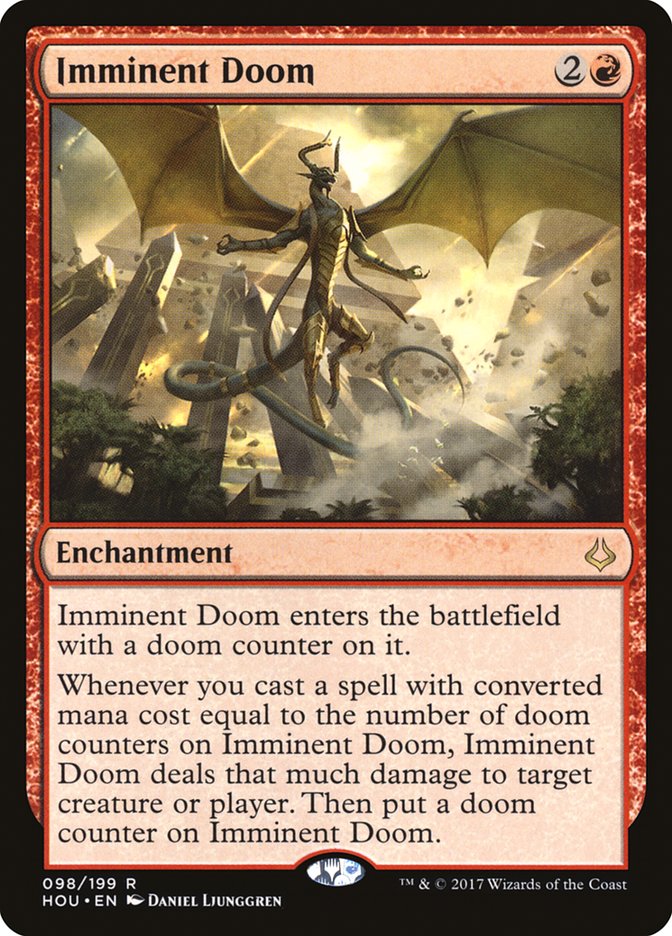 Imminent Doom [Hour of Devastation] Magic: The Gathering