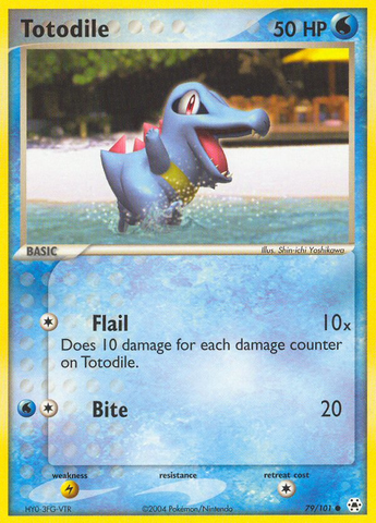 Totodile (79/101) [EX: Hidden Legends] Pokémon