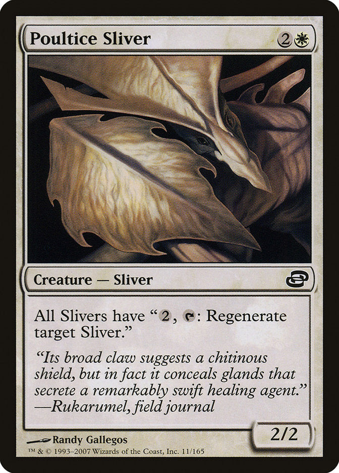 Poultice Sliver [Planar Chaos] Magic: The Gathering