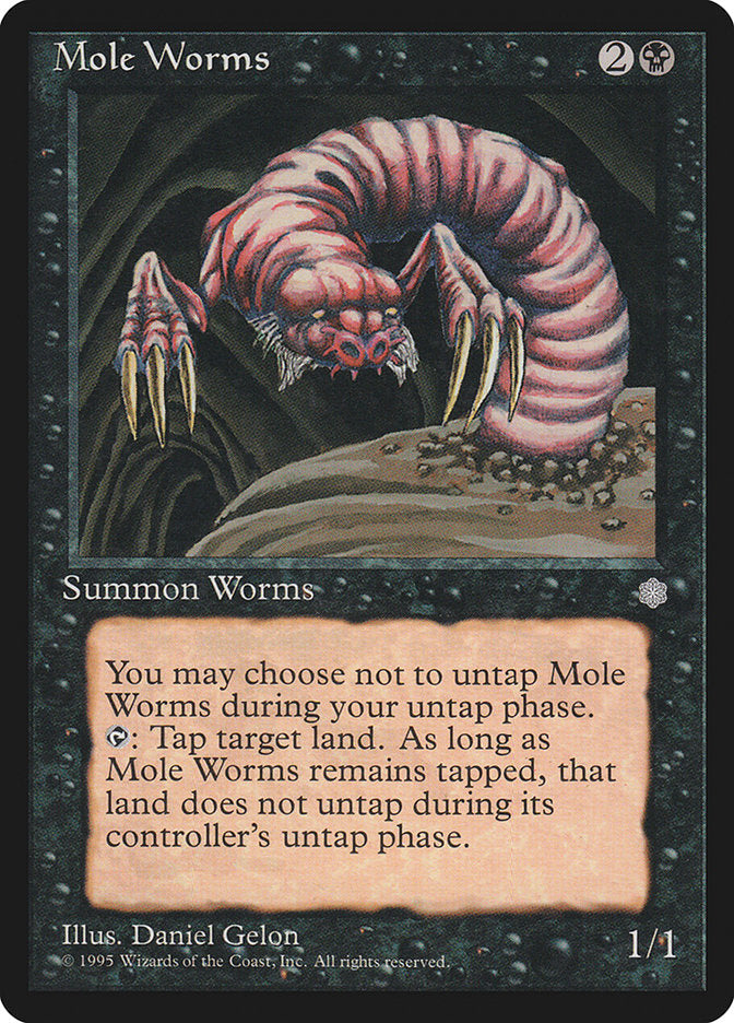 Mole Worms [Ice Age] Magic: The Gathering