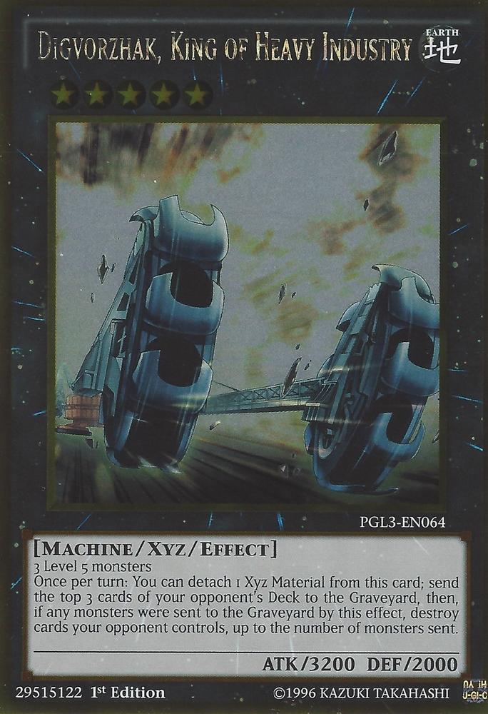 Digvorzhak, King of Heavy Industry [PGL3-EN064] Gold Rare Yu-Gi-Oh!