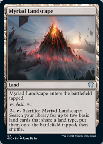 Myriad Landscape [Innistrad: Midnight Hunt Commander] Magic: The Gathering