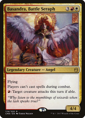 Basandra, Battle Seraph [Commander Anthology] Magic: The Gathering