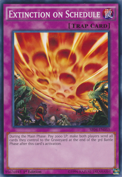 Extinction on Schedule [SR04-EN033] Common Yu-Gi-Oh!