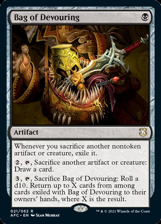 Bag of Devouring [Dungeons & Dragons: Adventures in the Forgotten Realms Commander] Magic: The Gathering