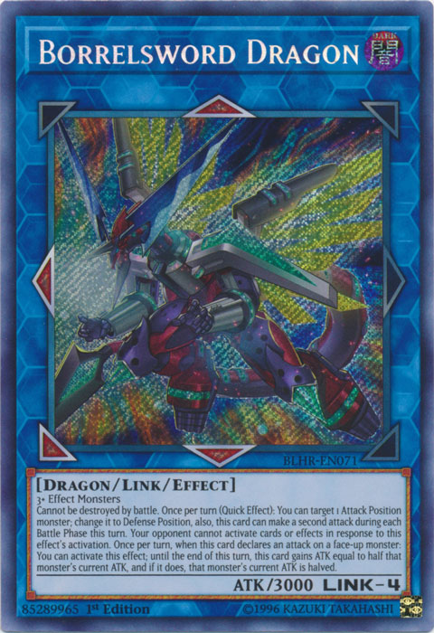 Borrelsword Dragon [BLHR-EN071] Secret Rare Yu-Gi-Oh!