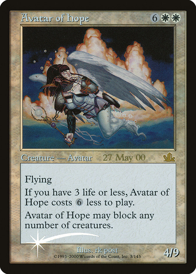Avatar of Hope [Prophecy Promos] Magic: The Gathering