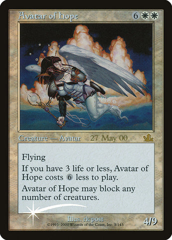 Avatar of Hope [Prophecy Promos] Magic: The Gathering