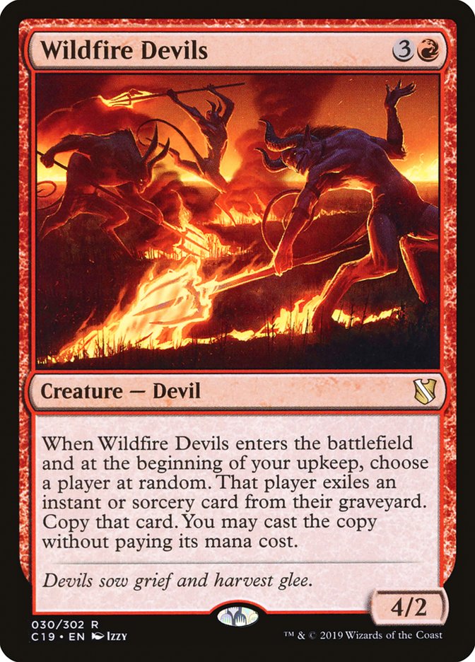 Wildfire Devils [Commander 2019] Magic: The Gathering