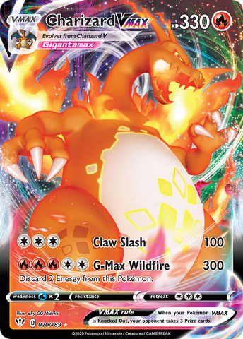 Charizard VMAX (020/189) [Sword & Shield: Darkness Ablaze] Pokémon