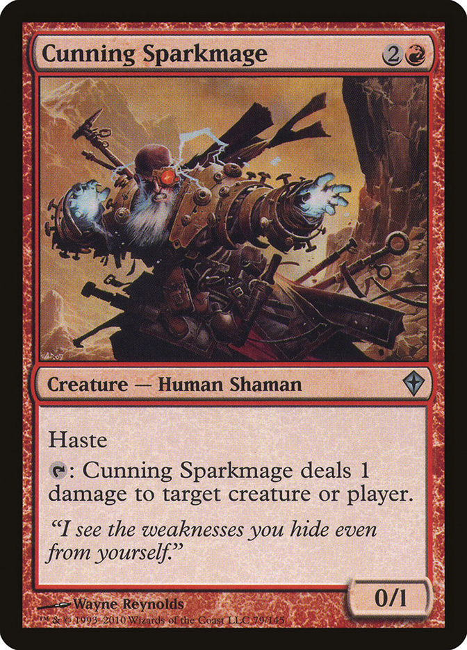 Cunning Sparkmage [Worldwake] Magic: The Gathering