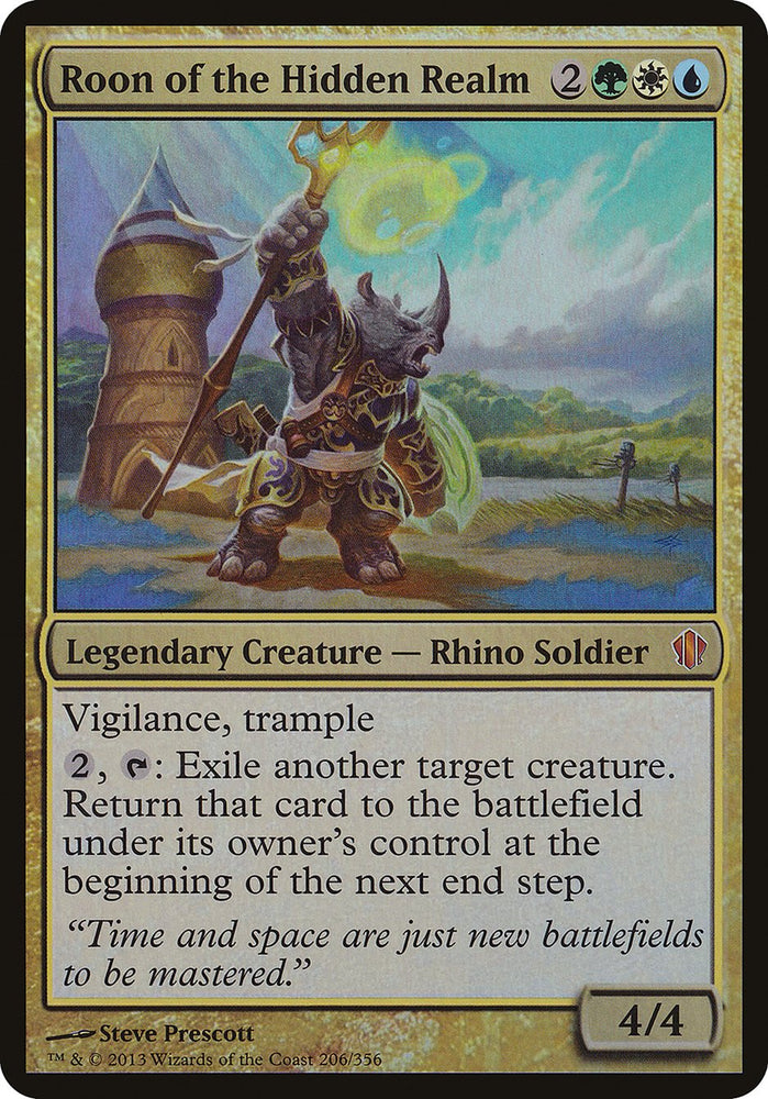 Roon of the Hidden Realm (Oversized) [Commander 2013 Oversized] Magic: The Gathering