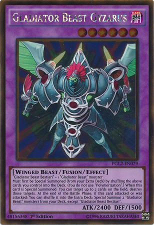 Gladiator Beast Gyzarus [PGL2-EN079] Gold Rare Yu-Gi-Oh!