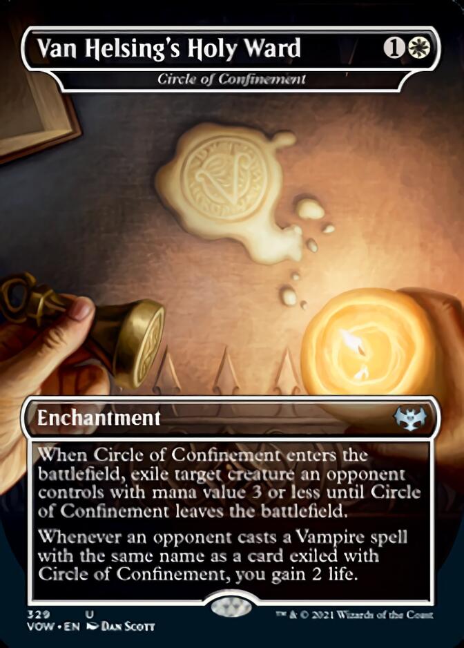 Circle of Confinement - Van Helsing's Holy Ward [Innistrad: Crimson Vow] Magic: The Gathering