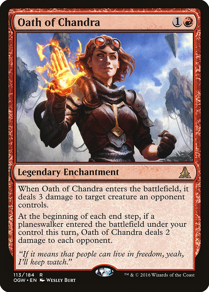 Oath of Chandra [Oath of the Gatewatch] Magic: The Gathering