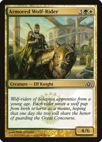 Armored Wolf-Rider [Dragon's Maze] Magic: The Gathering