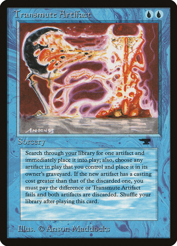 Transmute Artifact [Antiquities] Magic: The Gathering